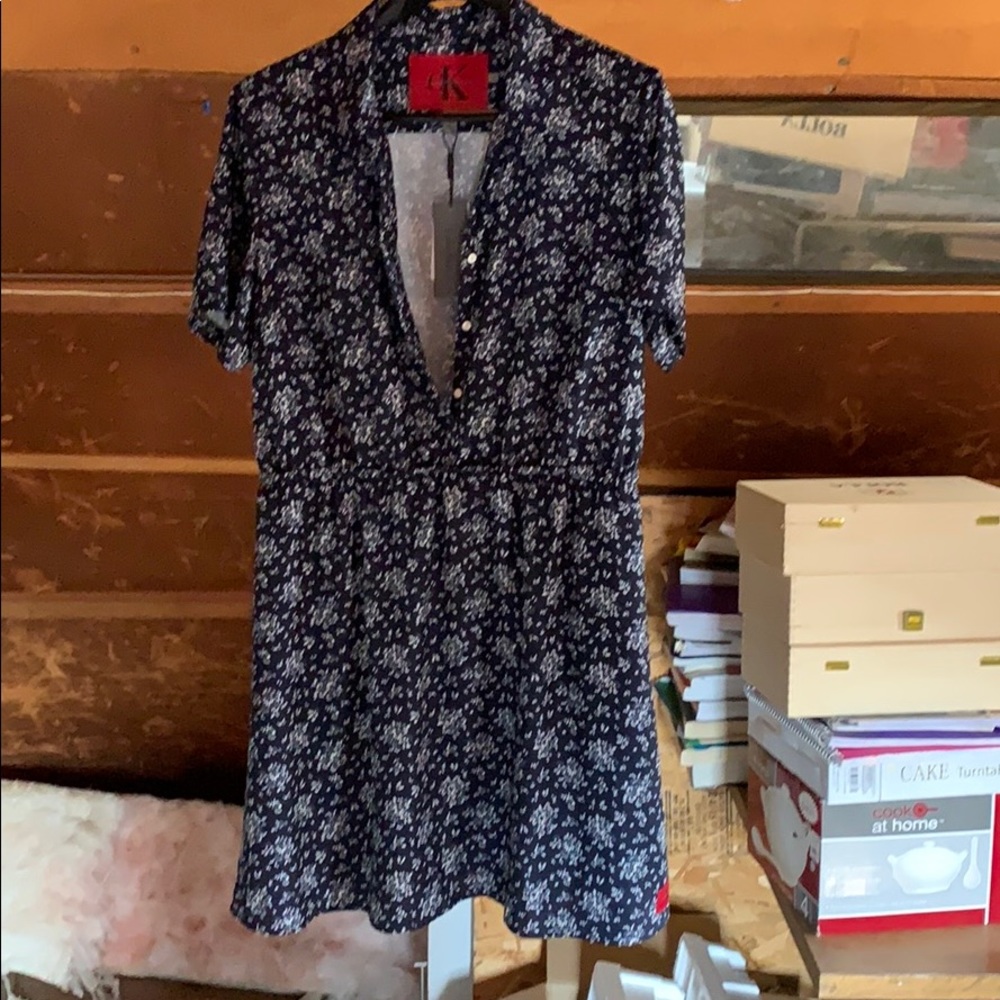 Calvin Klein Jeans Floral Dress